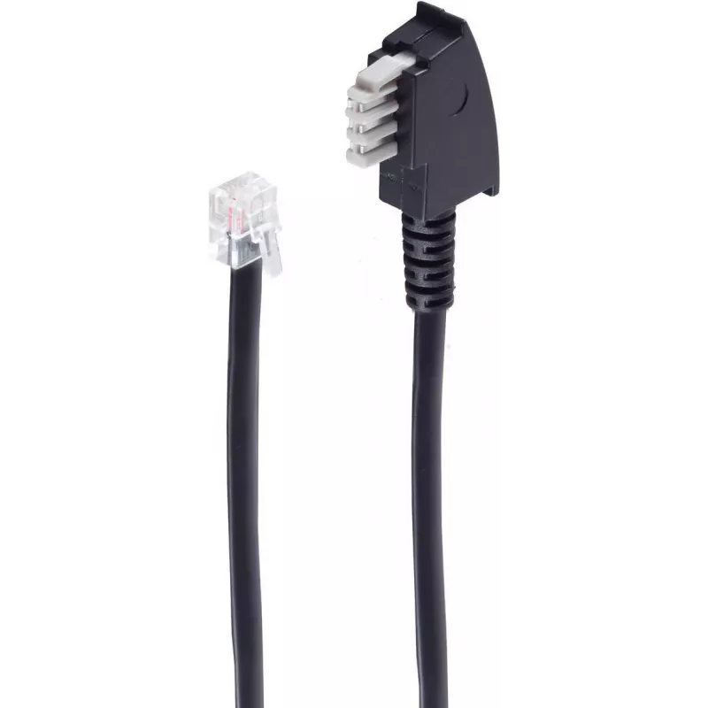 shiverpeaks ®-BASIC-S--TAE N kištukas į Western-Plug 6/6, faksogramos įrenginiams, 6 gyslų, 3,0 m (BS70163)