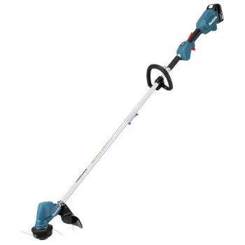 Makita DUR192LRT1, žoliapjovė, J tipo rankena, 6000 aps./min., juoda, turkio spalvos, 30 cm, 87,8 dB