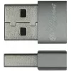 Good Connections adapteris USB 2.0 kištukas A į USB-C lizdą aliuminio korpusas pilkas (USB-AD203)