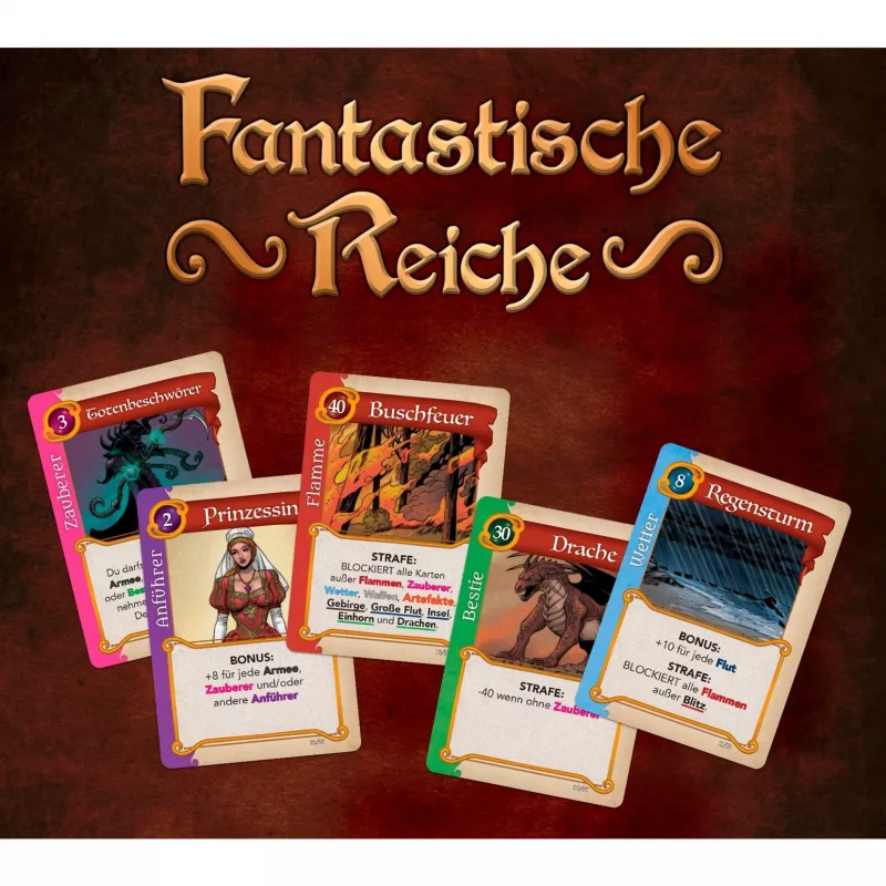 Fantastische Reiche, kortų žaidimas