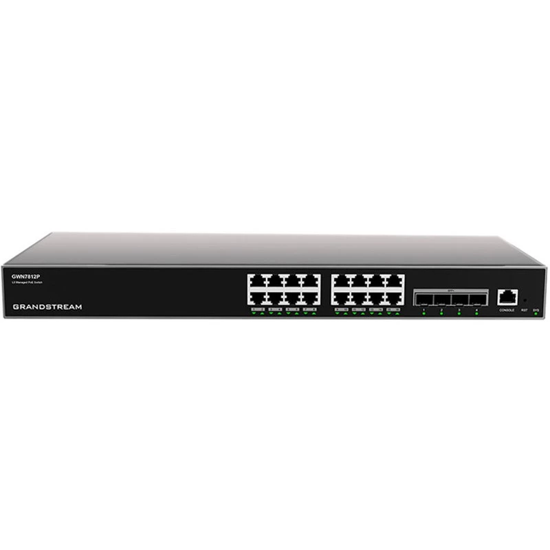 Grandstream GWN7821P 8 prievadų 2,5 Gigabit PoE+ SFP+ L3 komutatorius (GWN7821P)