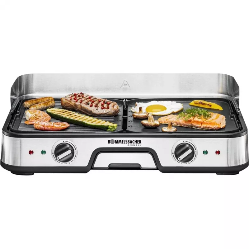 ROMMELSBACHER BBQ 2025, 2000 W, 230 V, 520 mm, 360 mm, 145 mm, 5,2 kg