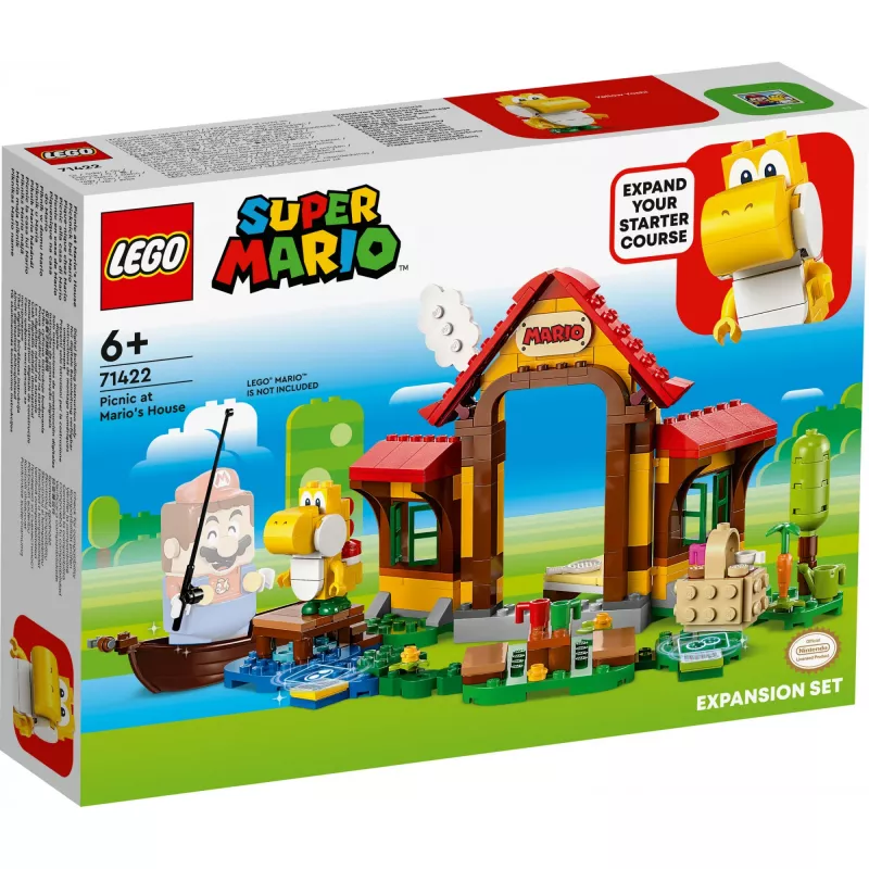LEGO SUPER MARIO 71422 PLĖTIMO RINKINYS – IŠKYLA PRIE MARIO NAMŲ