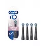 Dantų šepetėlio galvutės Oral-B iO Gentle Care — 4 vnt. pakuotėje, juodos keičiamos galvutės