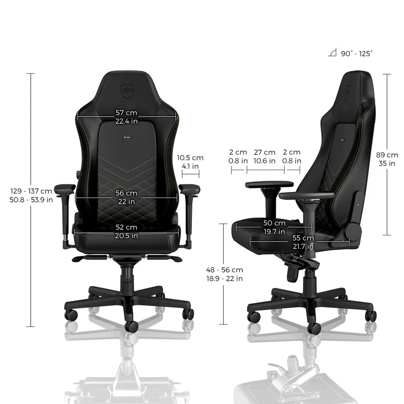 noblechairs HERO žaidimų kėdė - Juoda/Gold