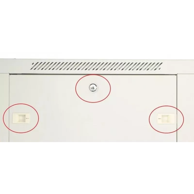Extralink montuojama spinta 12U 600x450 ASP pilka, montuojama prie sienos, metalinės durys