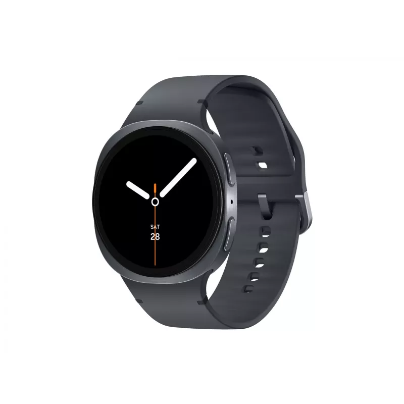 Samsung Galaxy Watch 8 3,81 cm (1,5 colio) AMOLED 44 mm Skaitmeninis 480 x 480 pikselių Liečiamas ekranas Grafitas Wi-Fi GPS (palydovas)