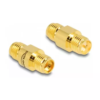 DeLOCK adapteris RP-SMA lizdas į SMA lizdą 8 mm skersmuo 17,1 mm plotis