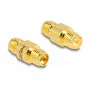 DeLOCK adapteris RP-SMA lizdas į SMA lizdą 8 mm skersmuo 17,1 mm plotis