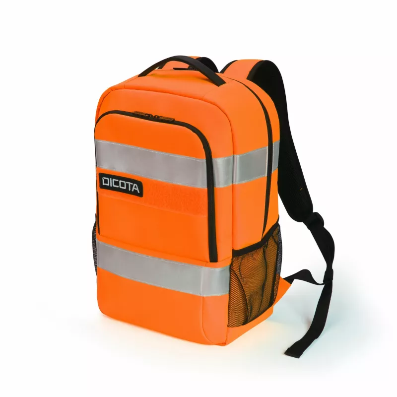 DICOTA P20471-18 kuprinė juoda pilka oranžinė perdirbtas PET