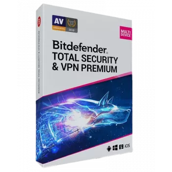 Bitdefender Premium VPN | 10 PC | 1 metai | Tik ES