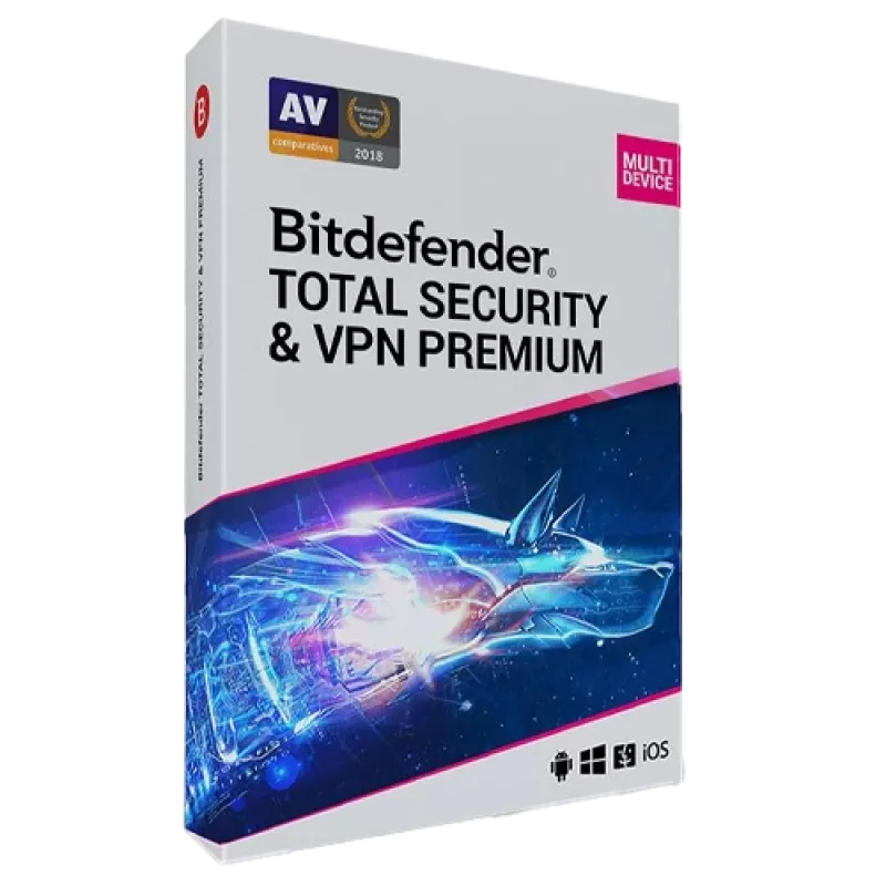 Bitdefender Premium VPN | 10 PC | 1 metai | Tik ES