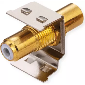ROLINE Keystone-Coupling RCA Shielded Metal Balta (26.11.0395)