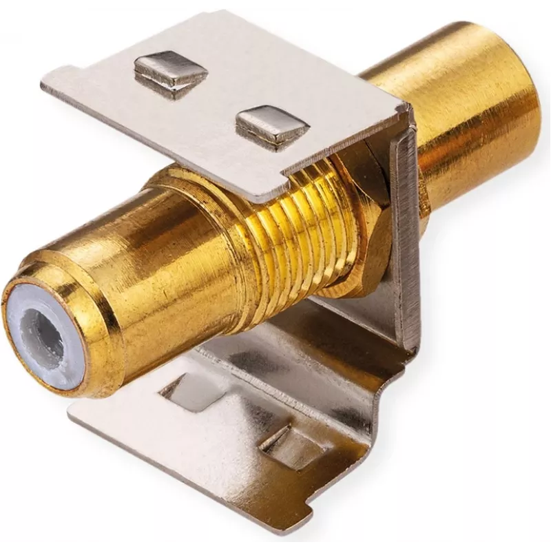 ROLINE Keystone-Coupling RCA Shielded Metal Balta (26.11.0395)