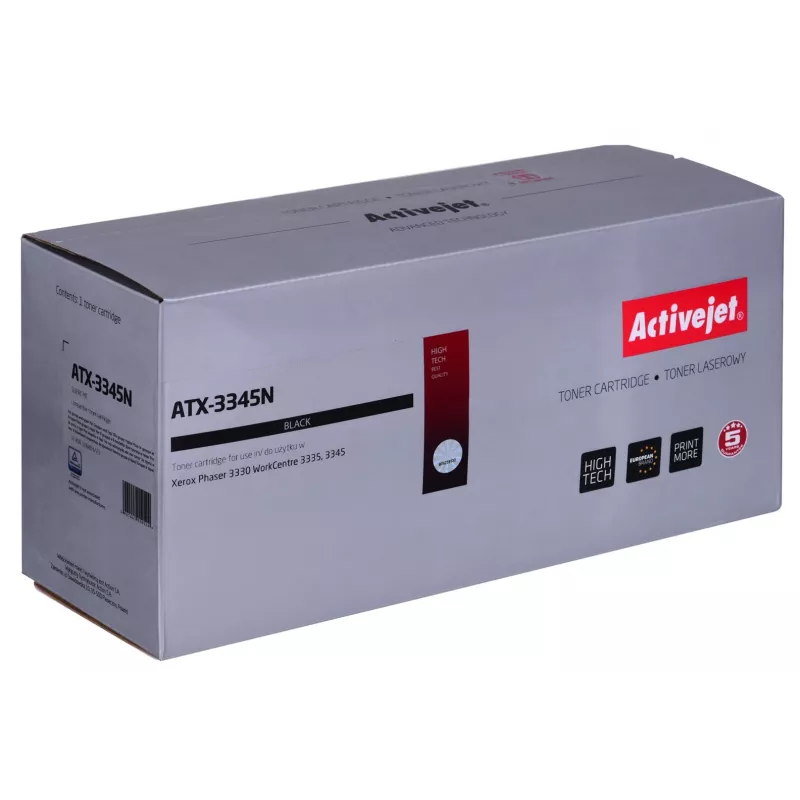 Activejet ATX-3345N tonerio kasetė (Xerox 106R03773 pakaitalas; Supreme; 3000 puslapių; juoda)