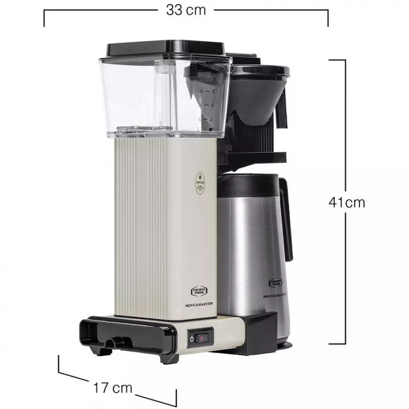 Kavos virimo aparatas Moccamaster 1,25 l KBG 741 smėlio spalvos