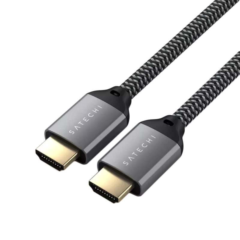 Satechi ST-8KHC2MM - 2 m - HDMI Type A (Standard) - HDMI Type A (Standard) - Pilka