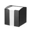 Patvarus TREND Square Juoda užrašų bloknotas 105x100x100 mm