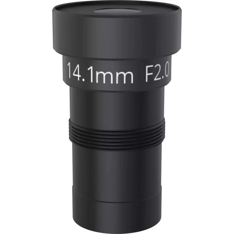 Apsaugos kameros objektyvas AXIS 03140-001 — 14,1 mm židinio nuotolis, 31° horizontalus matymo kampas, juoda