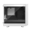 Fractal Design Meshify 2 Nano - Mini-ITX bokštinis korpusas (grūdintas stiklas) - be maitinimo šaltinio (ATX) - baltas - USB / Garso jungtys (FD-C-MES2N-02)