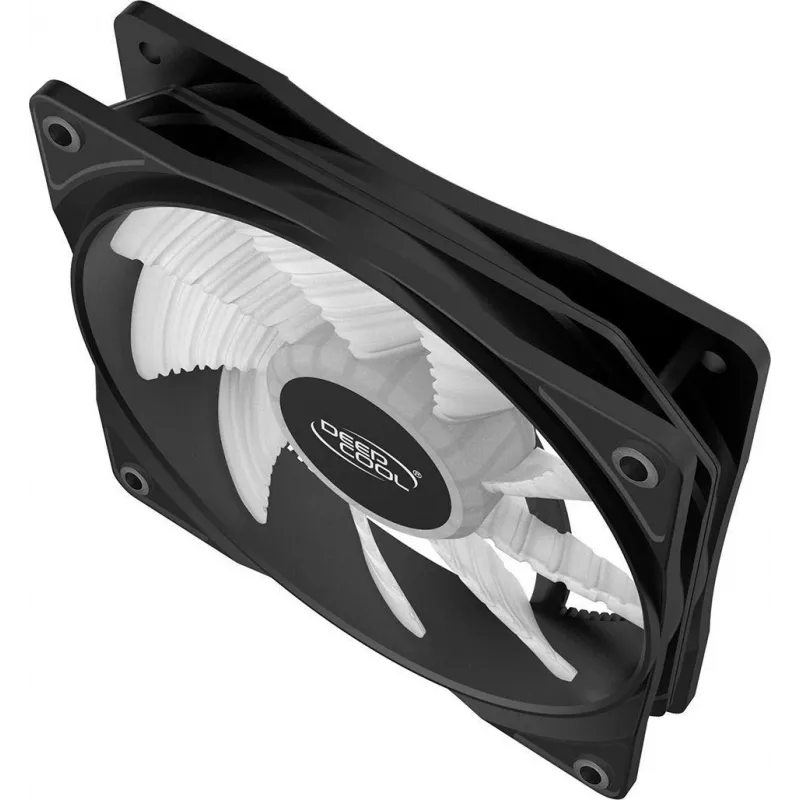 DeepCool RF120B Kompiuterio korpuso ventiliatorius 12 cm Juodas, permatomas 1 vnt.