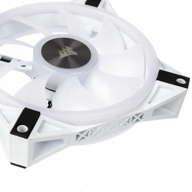 Corsair iCUE QL120 120 mm ARGB korpuso ventiliatorius – baltas