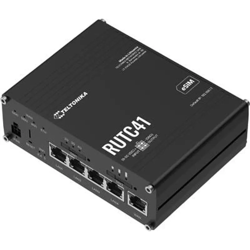 Maršrutizatorius TELTONIKA RUTC41 4G LTE EDGE, pramoninis mobilusis maršrutizatorius RUTC41000000