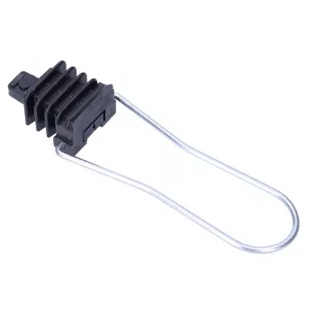 Optinio kabelio laikiklis Extralink AC-12 2–24 skaiduloms, maks. pluošto Ø 1,2 cm, ABS ir metalas, juodas
