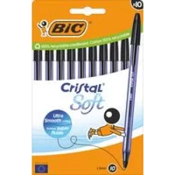 Rašiklis–šratinukas BIC 516358 juodas 10 vnt.