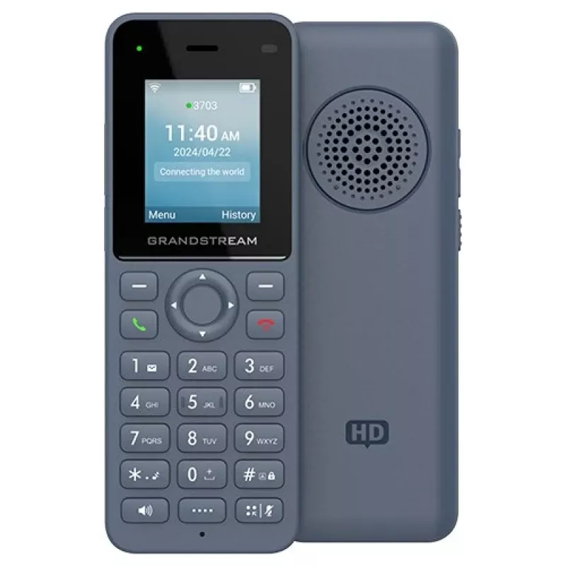 Grandstream Networks WP816 IP telefonas antracito 2 linijos LCD Wi-Fi