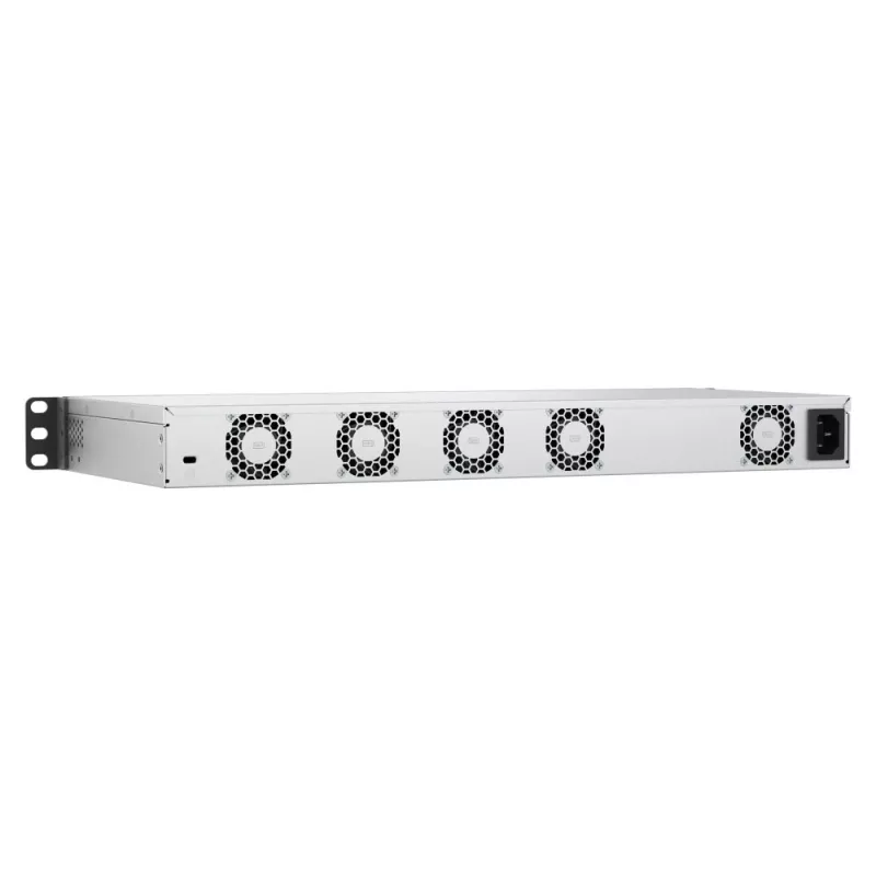 QNAP QSW-M3224-24T tinklo komutatorius Valdomas L3 10G Ethernet (100/1000/10000) 1U Juoda, Sidabrinė