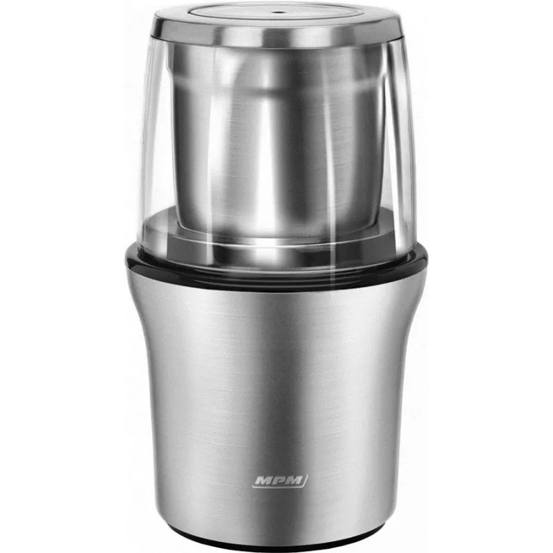 Mentelinė kavamalė MPM MMK-06M — nerūdijantis plienas, 200 W, 70 g talpa, vieno greičio