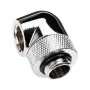 Adapteris 90° XSPC G1/4 colio išorinis sriegis į G1/4 colio vidinis sriegis, pasukamas, chromuotas