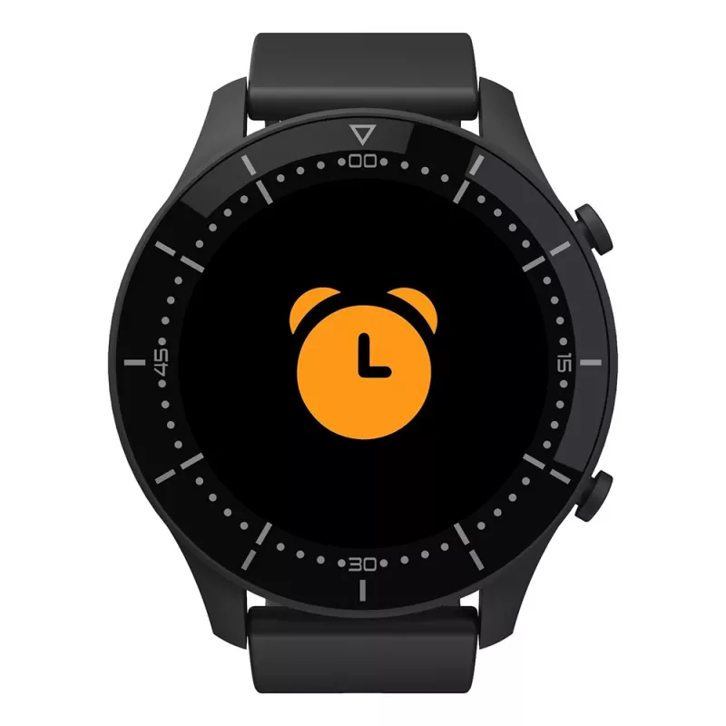 Išmanusis laikrodis MEDIA-TECH MT870 — 1,3 colio (3,3 cm) IPS jutiklinis ekranas, 51 mm korpusas, Bluetooth, juodas