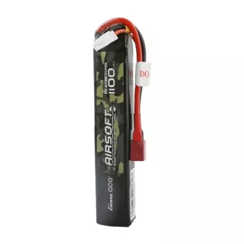 Baterija, skirta airsoft Gens ace 1100mAh 3S1P LiPo 11.1V 25C