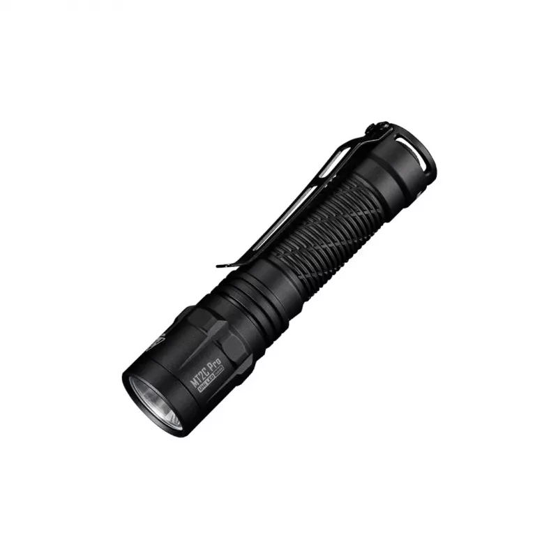 Rankinis žibintuvėlis Nitecore MT2C Pro, kompaktiškas aliumininis LED, USB įkraunamas, 50 lm min, atsparus vandeniui 2 m, smūgiams atsparus, 117.5 mm, 64 g, juodas