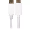 Sharkoon adapterio kabelis DisplayPort 1.2 > HDMI 4K baltas 3 metrai