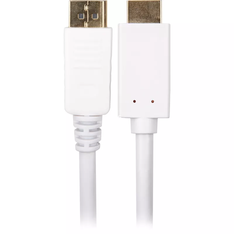 Sharkoon adapterio kabelis DisplayPort 1.2 > HDMI 4K baltas 3 metrai