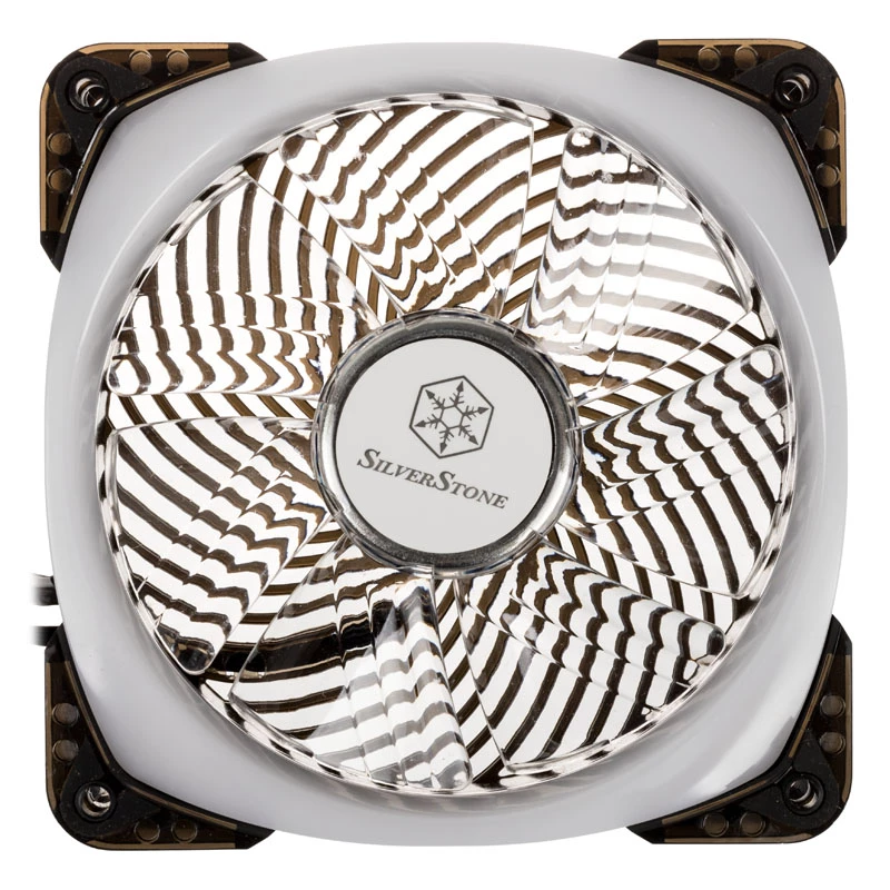 SilverStone SST-AP124-ARGB 120 mm ARGB dėklo ventiliatorius – juodas