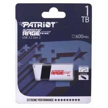 USB atmintinė PATRIOT PEF1TBRPMW32U — 1 TB, USB Type-A, USB 3.2 Gen 2, balta