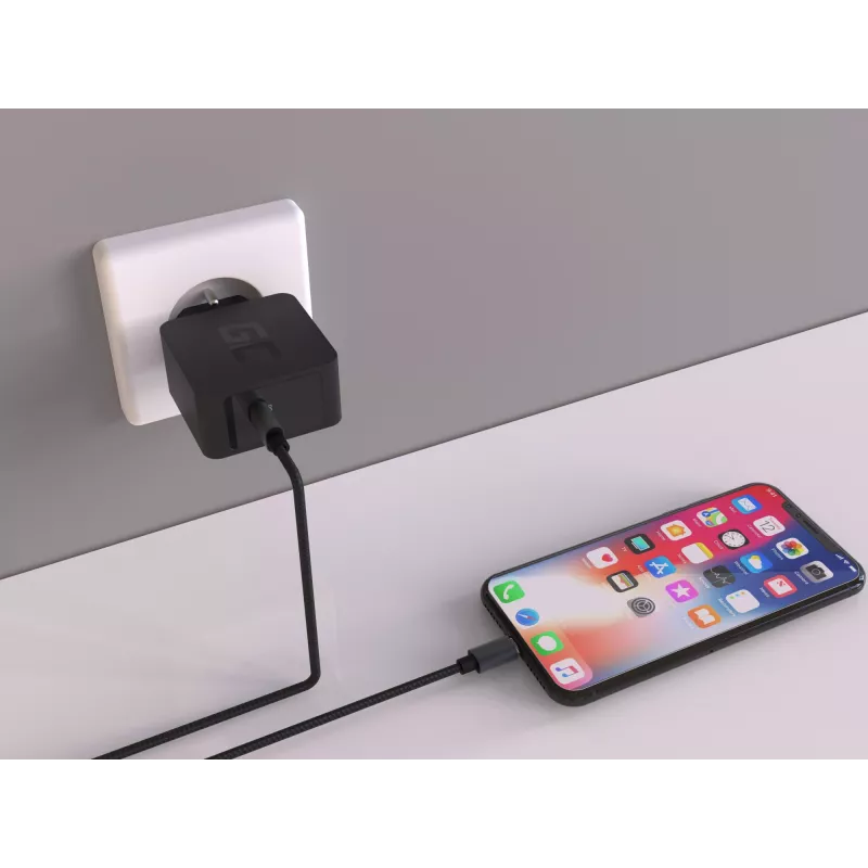 Green Cell CHAR07 mobiliojo įrenginio įkroviklis Juodas Vidaus naudojimui