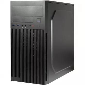Kompiuterio korpusas INTER-TECH IT-6521 tiesus, ATX, juodas