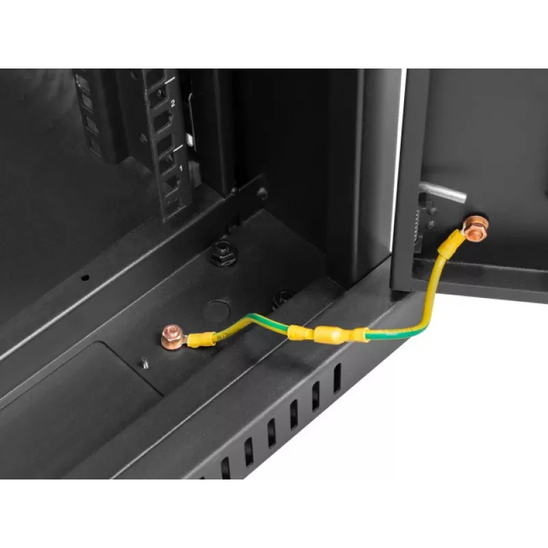 Laisvai stovinti spinta LANBERG FF01-6822-23B 22U, 19 colių bėgiai, 1159×600×800 mm, IP20, ratukai, rakinama spyna, juoda