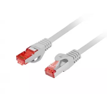 LANBERG Cat6 F/UTP (FTP) tinklo kabelis, RJ-45–RJ-45, 10 m, pilkas