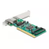 DeLOCK PCI kortelė į 1 x RJ45 Gigabit LAN RTL Full-height Low-profile