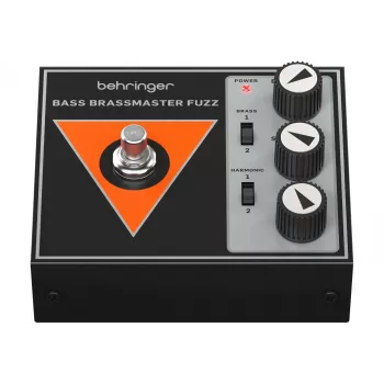 Bosinės gitaros efektų pedalas Behringer Bass Brassmaster Fuzz modelis 27001081