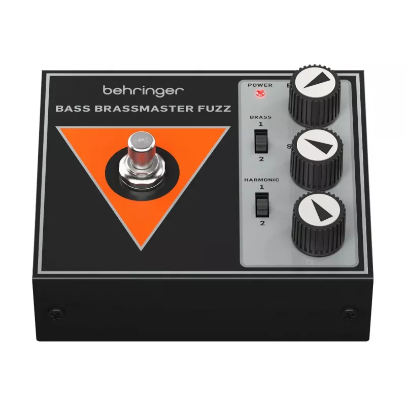 Bosinės gitaros efektų pedalas Behringer Bass Brassmaster Fuzz modelis 27001081