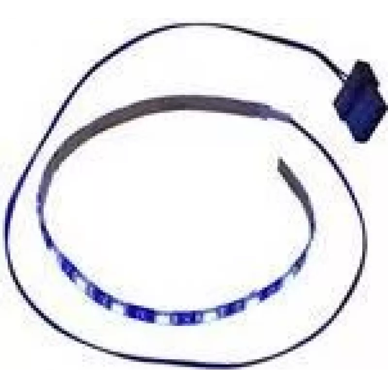 LED juosta Inter-Tech 88885448 300 mm juoda mėlyna 18 lempučių