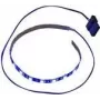 LED juosta Inter-Tech 88885448 300 mm juoda mėlyna 18 lempučių