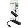 Inter-Tech Argus IT-310 - Hub - 3 x SuperSpeed USB 3.0 + 1 x 10/100/1000 - stalinis (88885439)